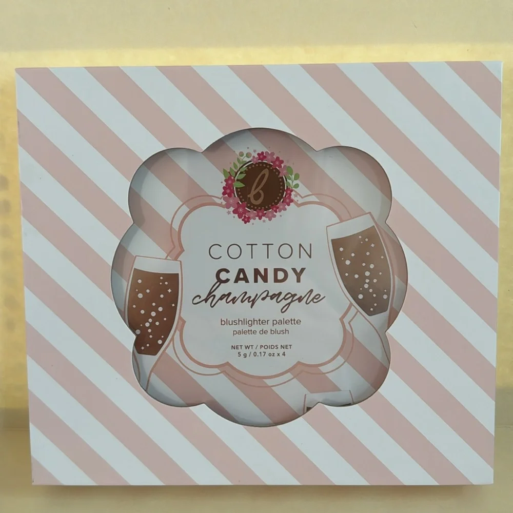 BEAUTY BAKERIE Cotton Candy Champagne Blush Palette NIB $38